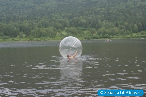Осуществить спуск в зорбе