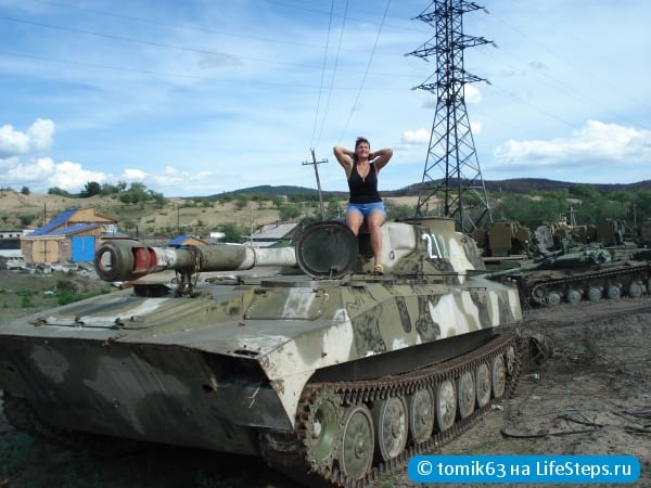 Покататься на танке