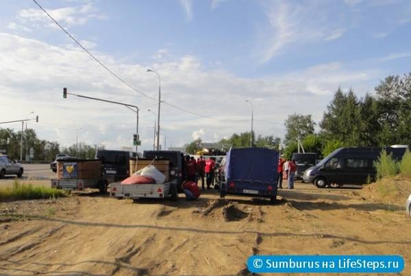 Перед поворотом на Софрино