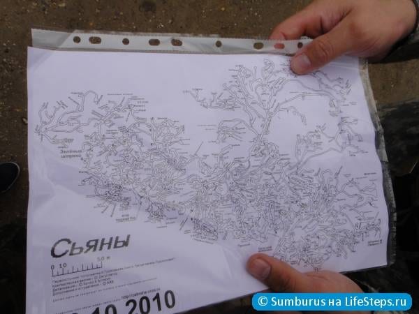 Сьяновские каменоломни - карта